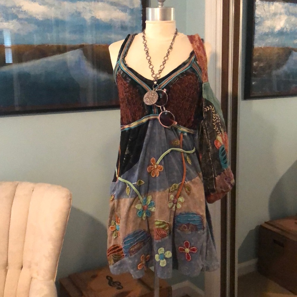 Boho dress. Fun!